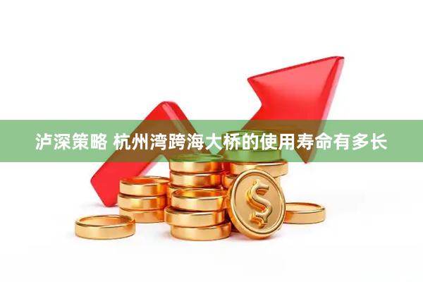 泸深策略 杭州湾跨海大桥的使用寿命有多长